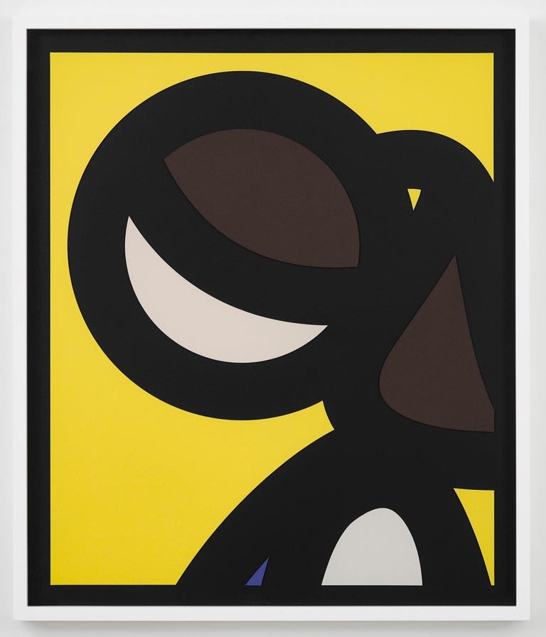 Julian Opie, Paper Heads 5, 2019