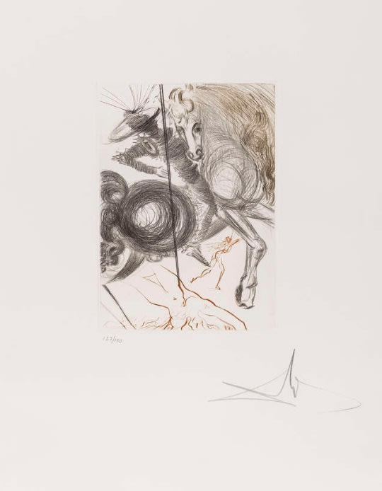 Salvador Dali, L'Enfer des Beautés Cruelles (from Le Decameron), 1972