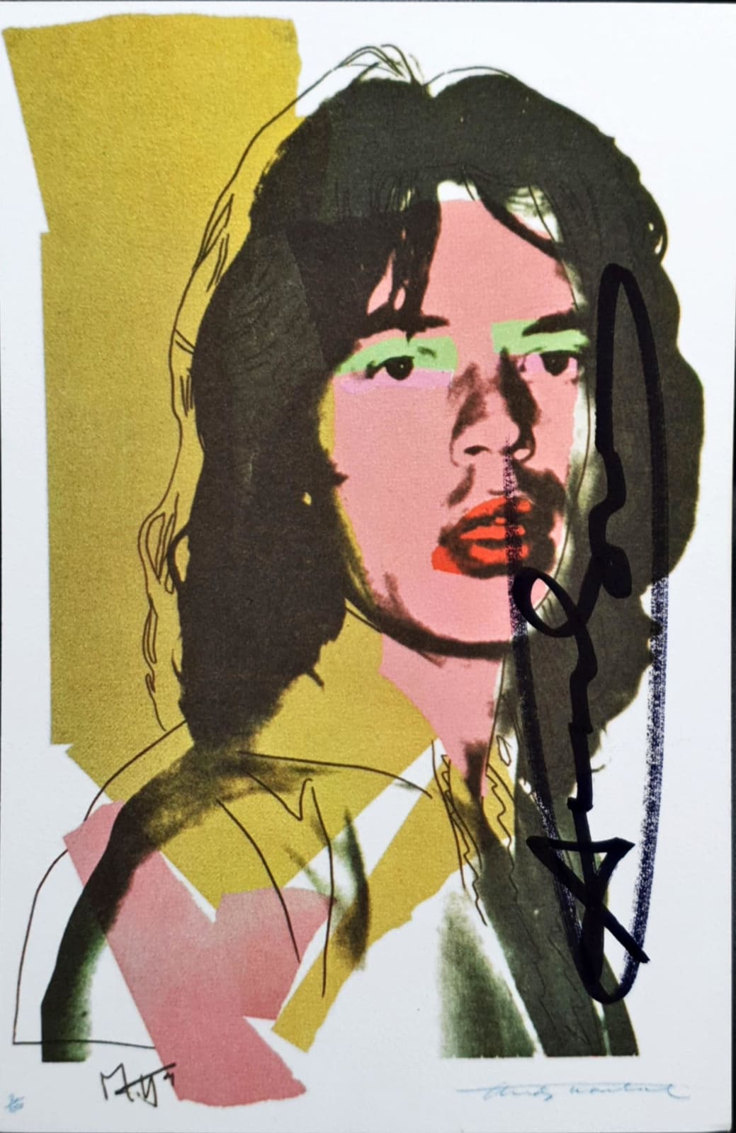 Andy Warhol, Mick Jagger, 1975