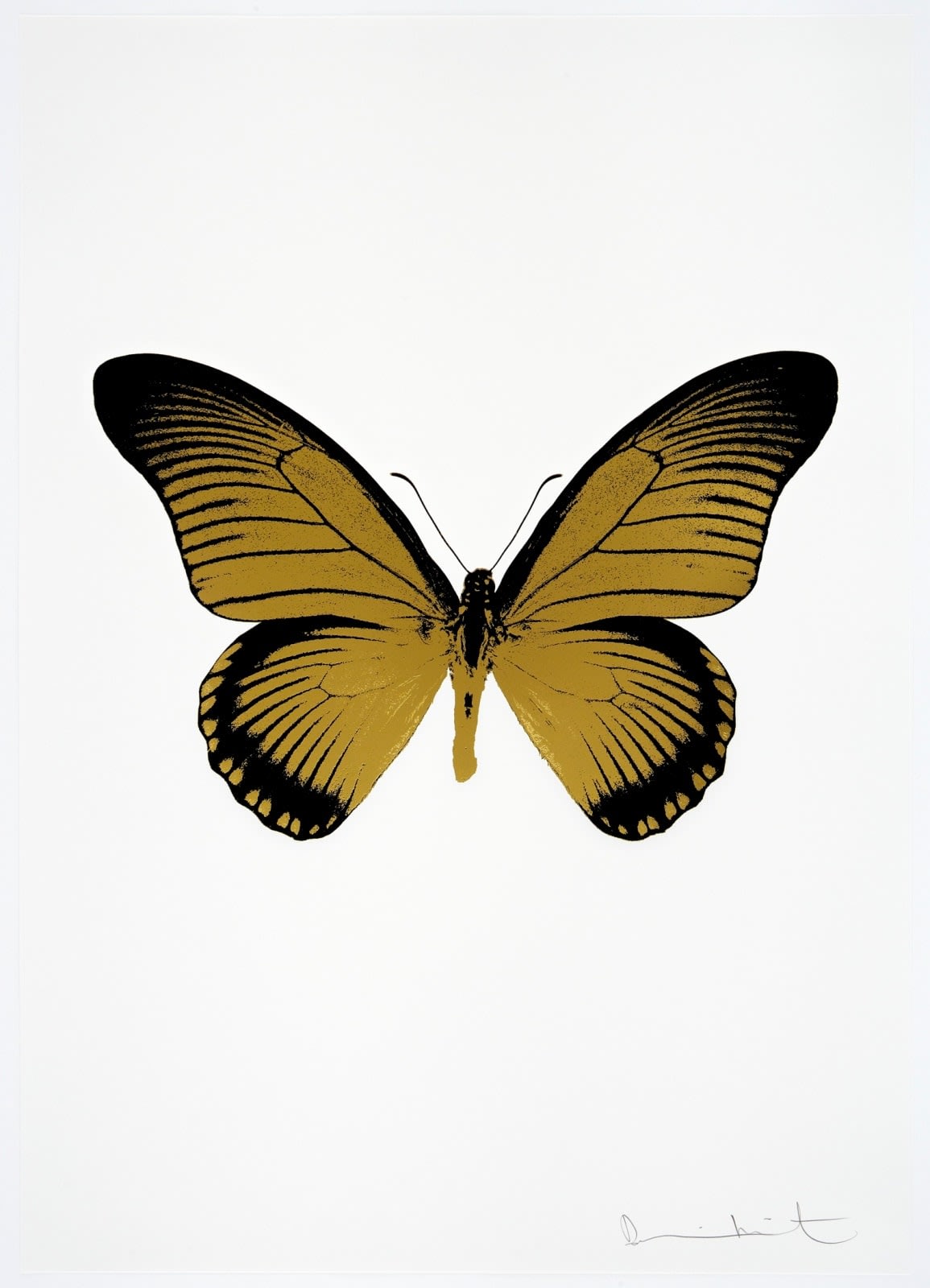 Damien Hirst, THE SOULS IV - ORIENTAL GOLD/RAVEN, 2010