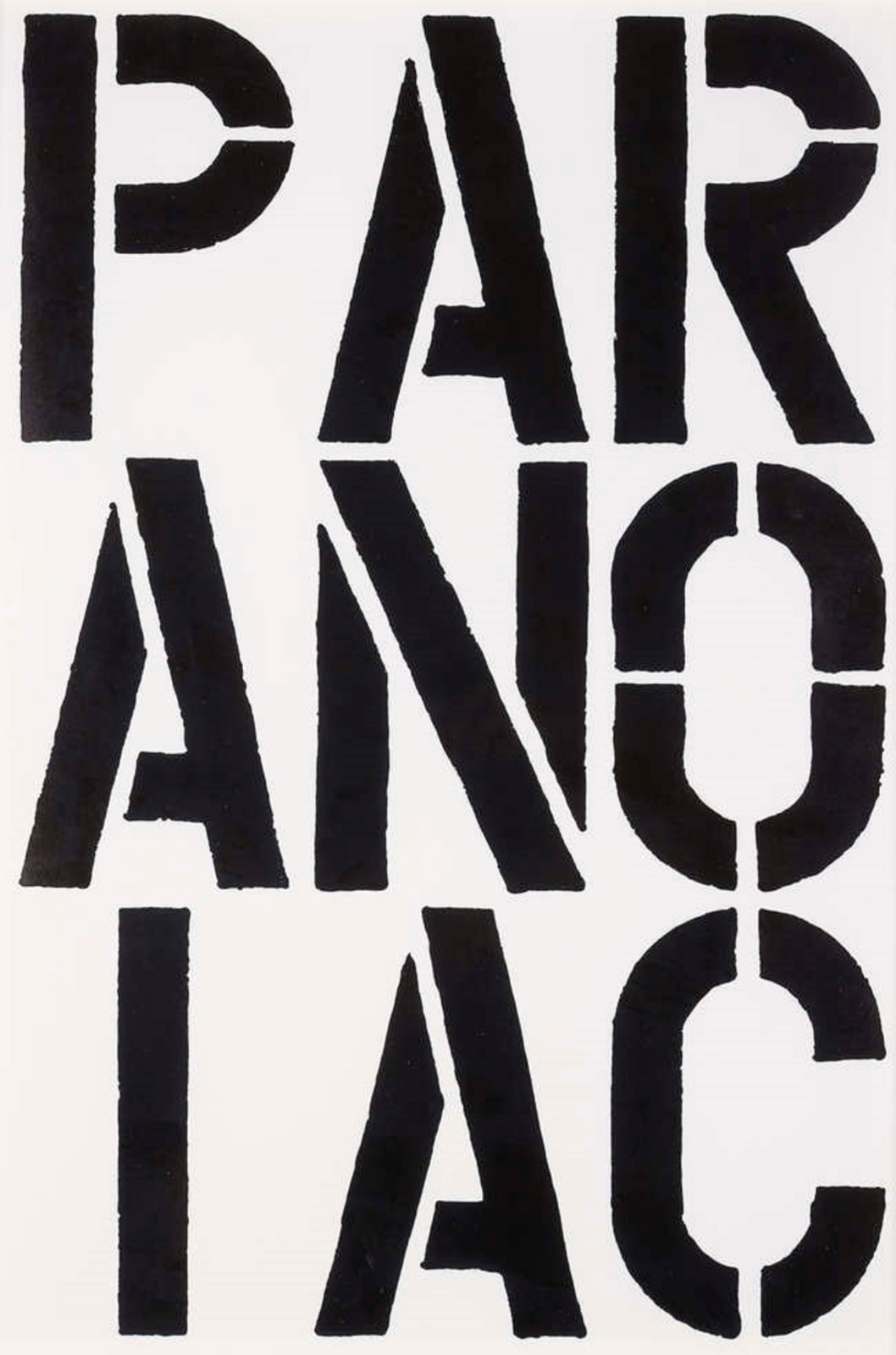 Christopher Wool, Paranoiac, 1989
