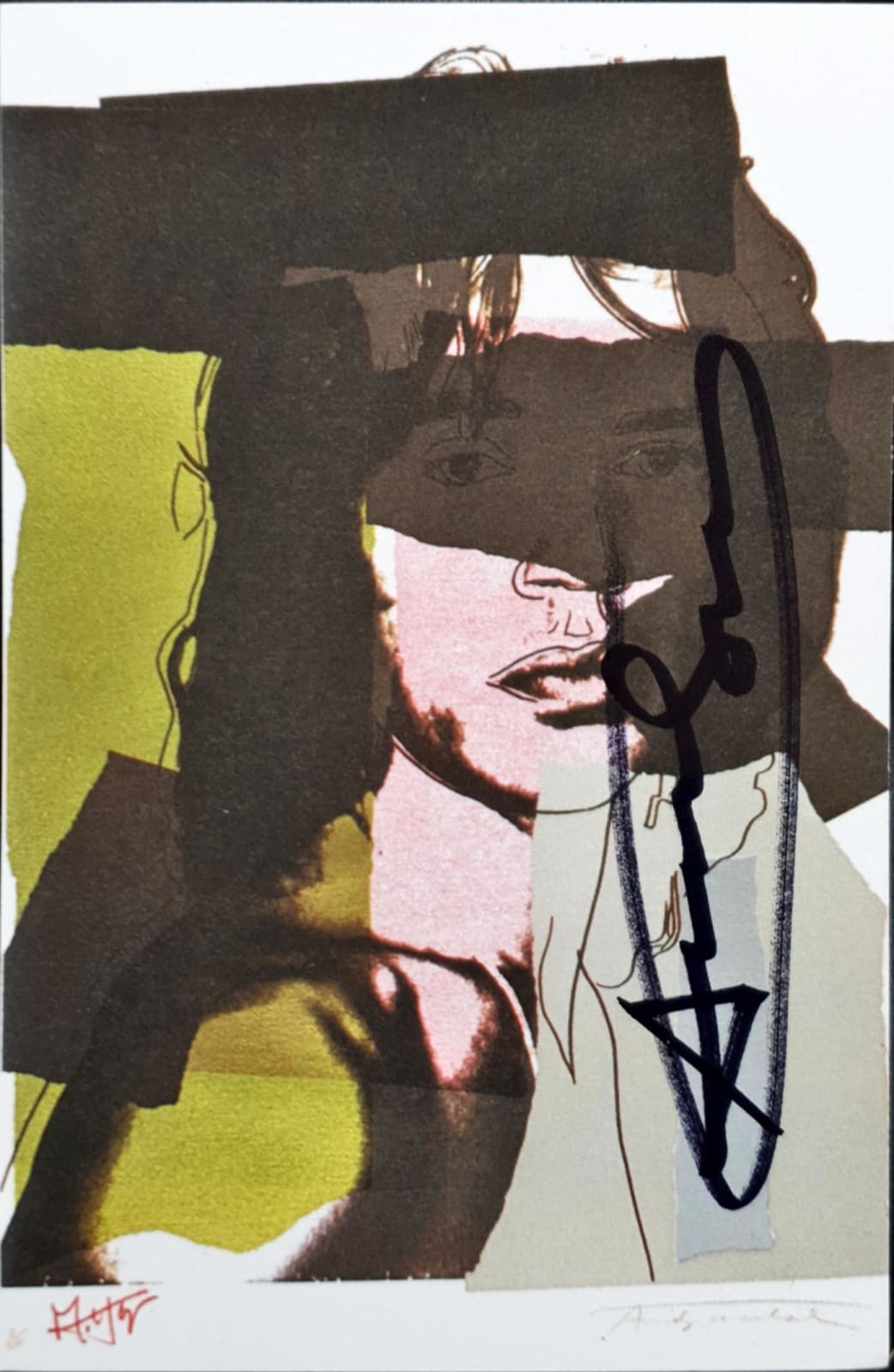 Andy Warhol, Mick Jagger, 1975