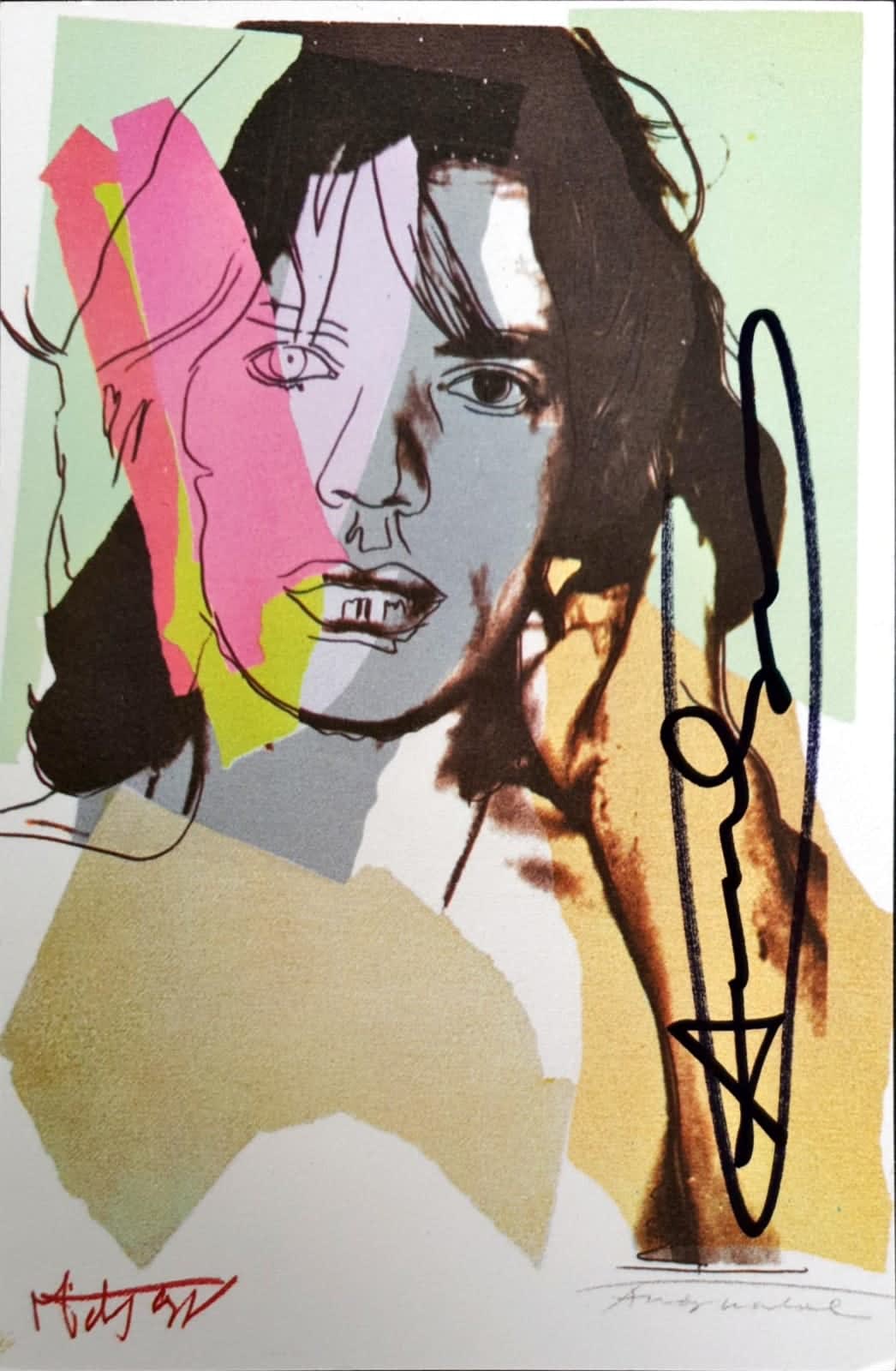 Andy Warhol, Mick Jagger, 1975