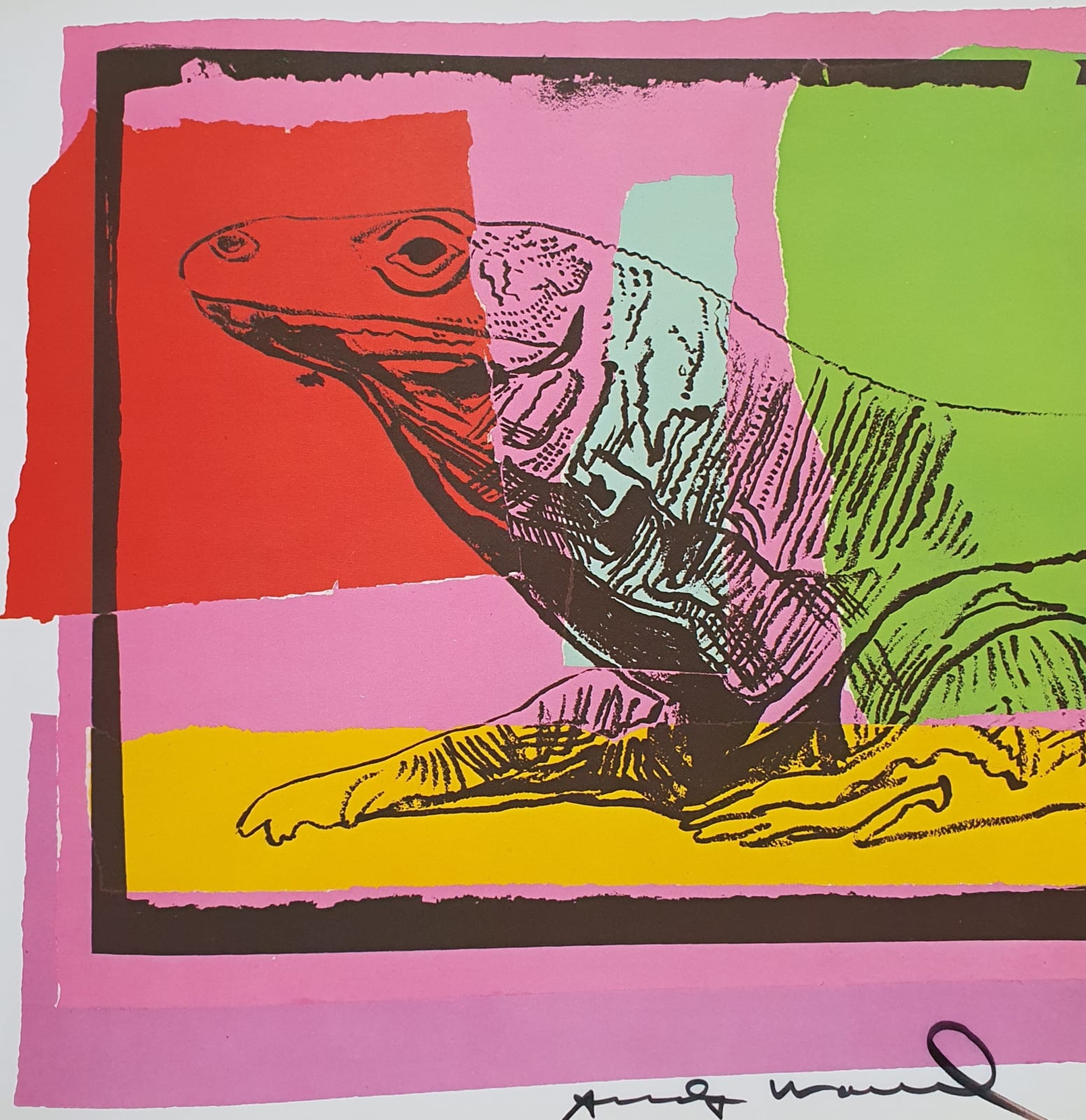 Andy Warhol, Komodo Monitor Lizard, 1986