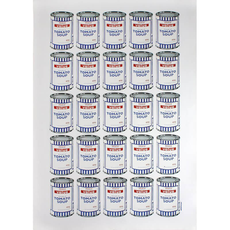 Banksy, Soup Cans, 2006