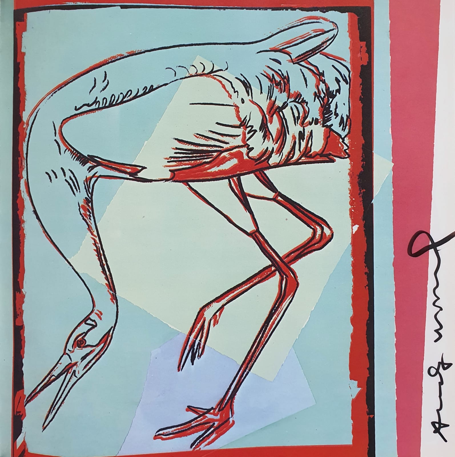 Andy Warhol, Whooping Crane, 1986