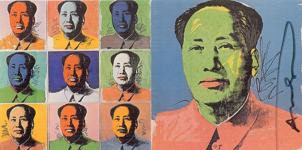 Andy Warhol, Mao Gallery Announcement, 1972