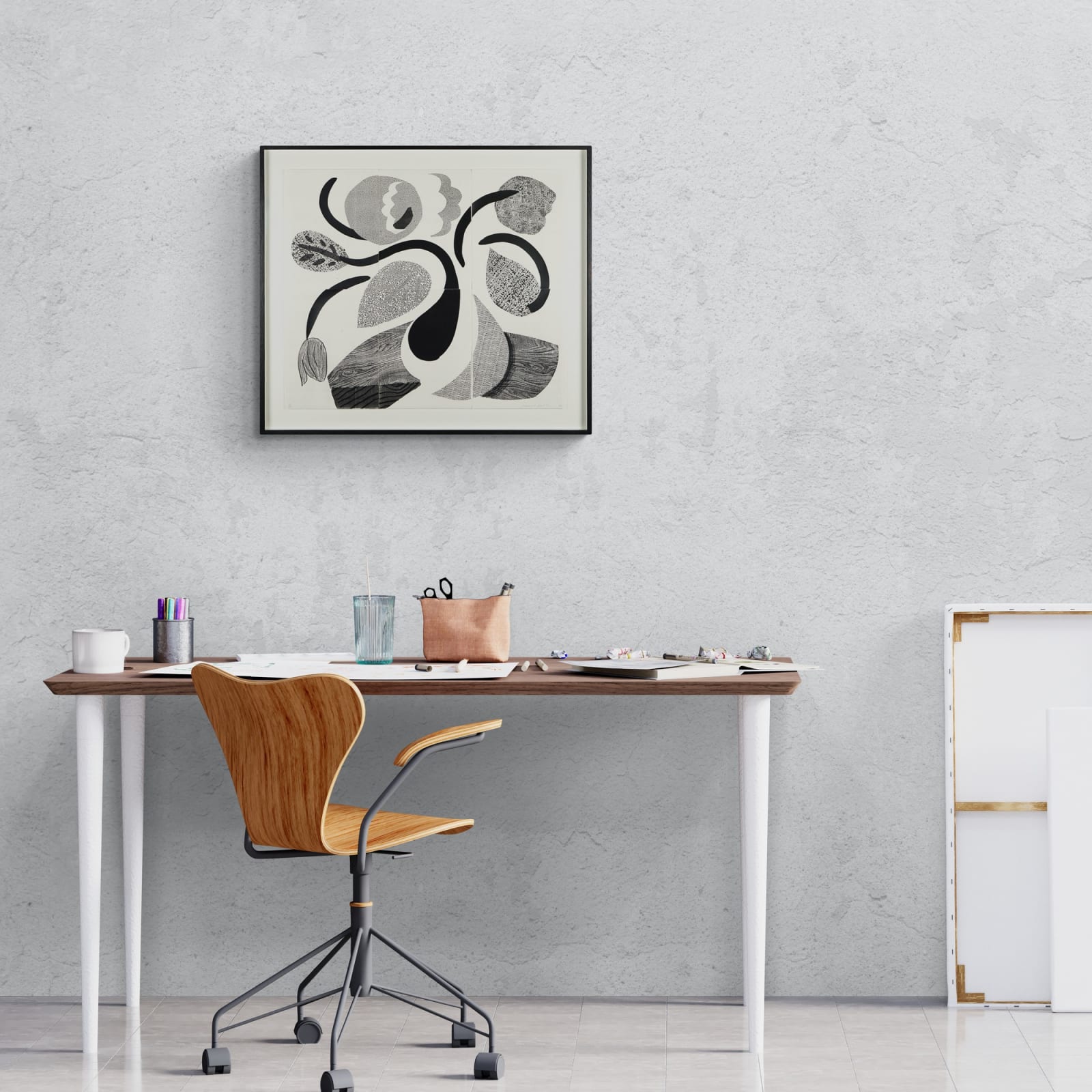 Hockney hand made print