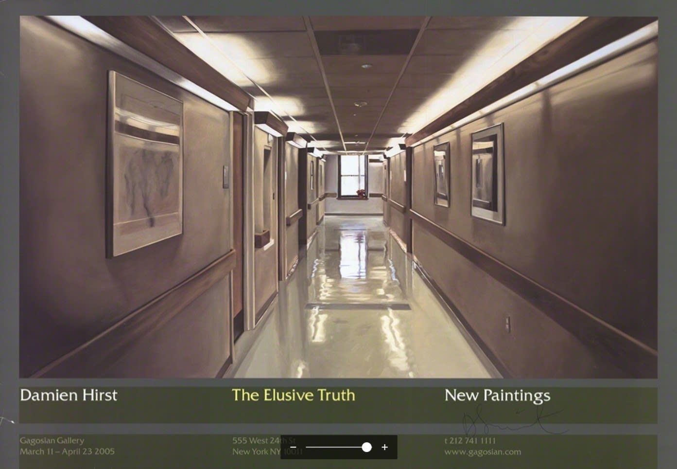 Damien Hirst, The Elusive Truth (Hospital Corridor) , 2005