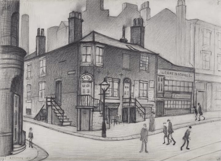 Discoveries Two Drawings by LS Lowry  Modern British  Irish Art   Sothebys