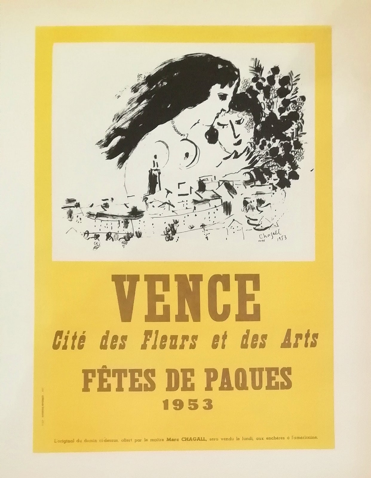 Marc Chagall, Vence Fétes De Paques, 1959