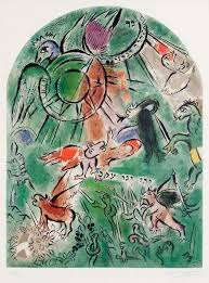 Marc Chagall, Jerusalem Windows - Gad, 1962