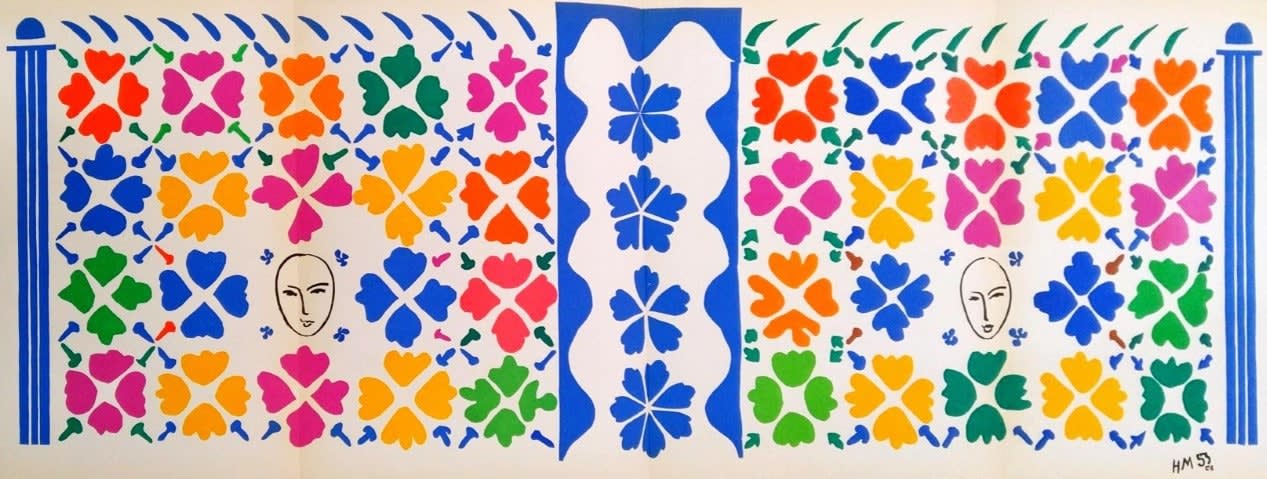 Henri Matisse, Decorations Masques, 1958