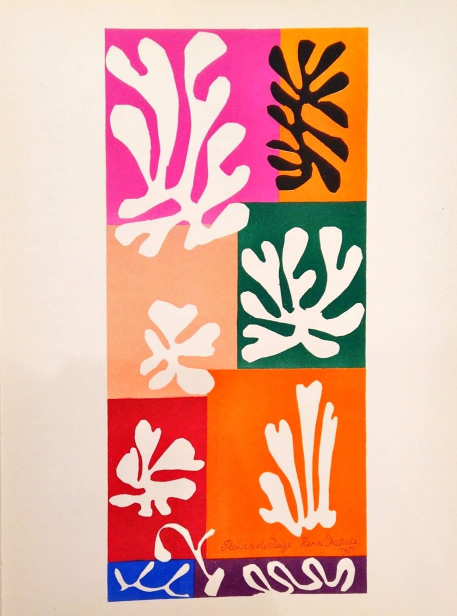 Henri Matisse, Fleurs De Neige , 1958