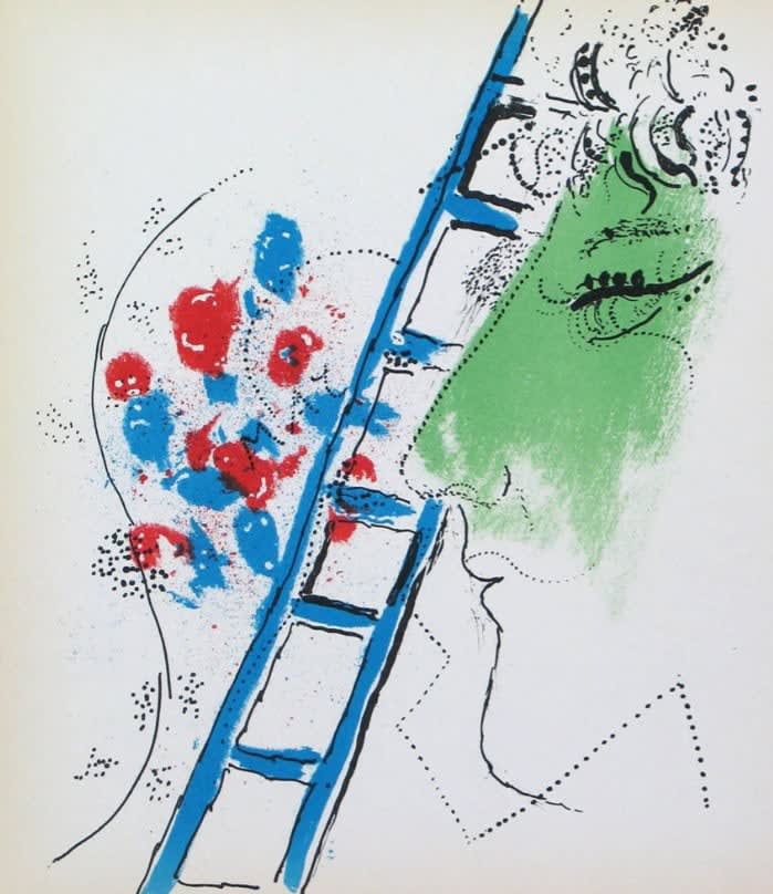 Marc Chagall, The Ladder, 1957