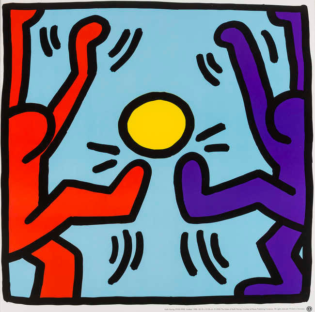 Keith Haring, Untitled (Playing People), 1987/2000