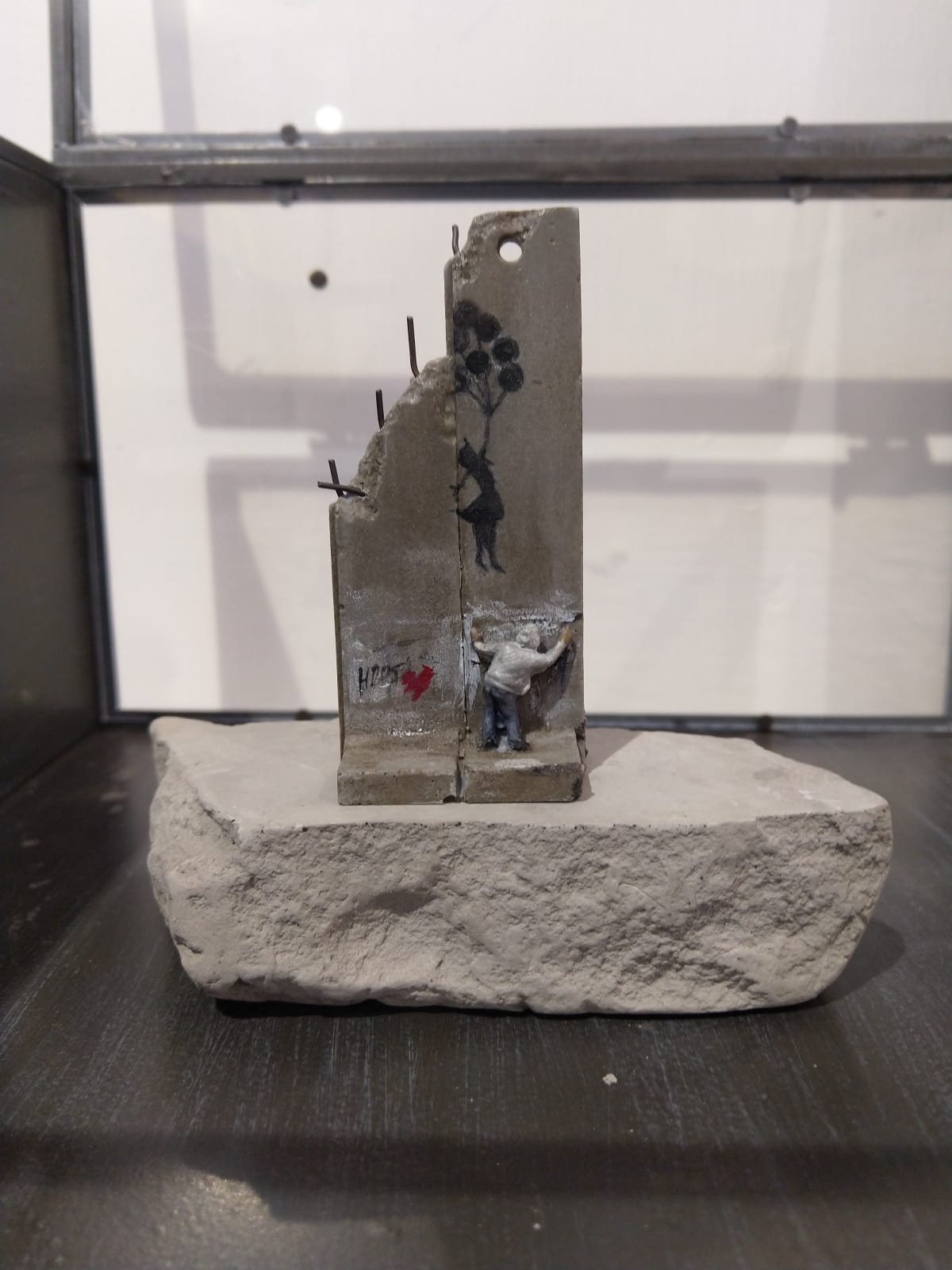 Banksy, Walled Off Hotel - Eight Part Souvenir Wall Section With Watch Tower, 2018