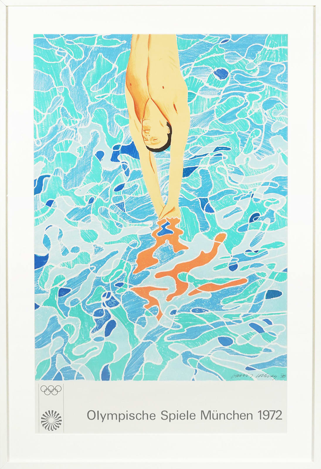 David Hockney, Olympische Spiele Munchen 1972, 1970