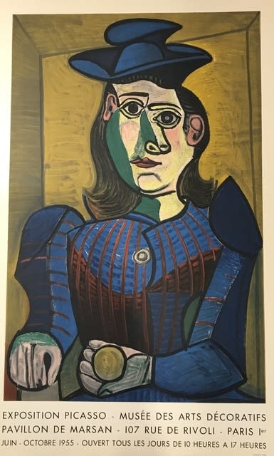 Pablo Picasso, Buste de Femme au Chapeau BleuMusee des Arts Decoratifs, 1955
