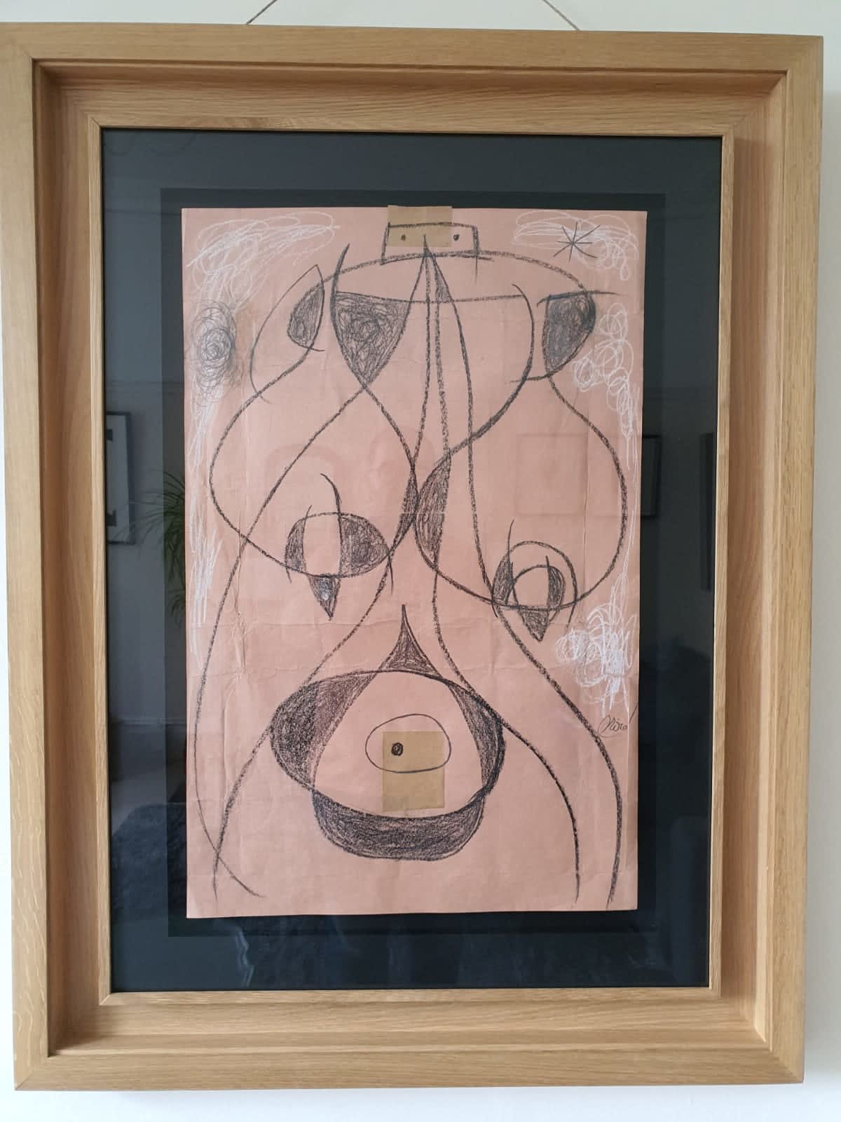 Joan Miro, Femme Dans La Nuit, 1977