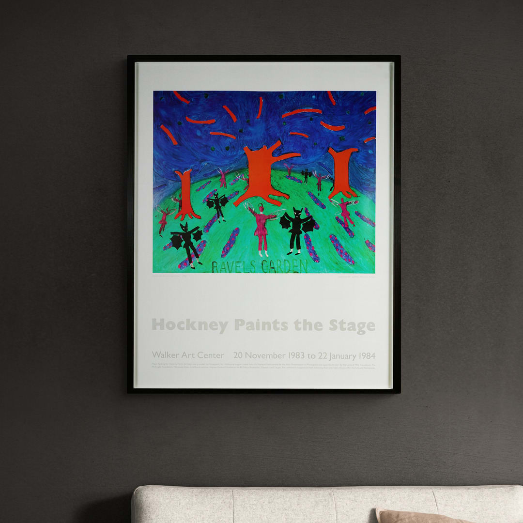 David Hockney, Paints the Stage, 1984 | Hidden Gallery