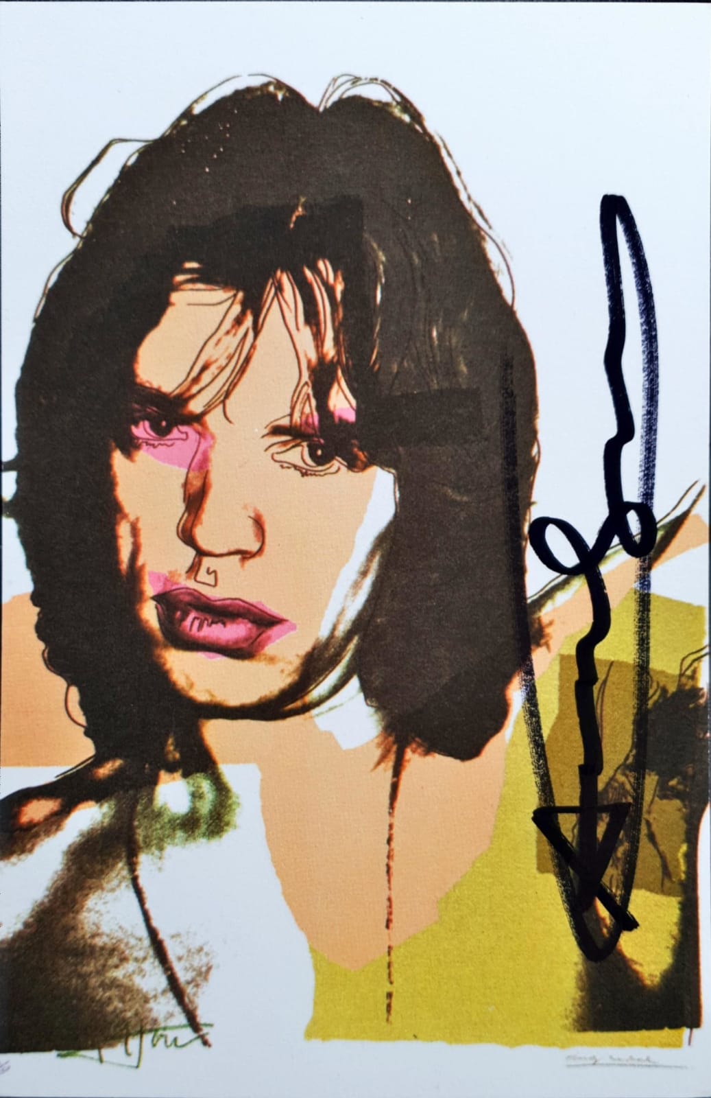 Andy Warhol, Mick Jagger, 1975