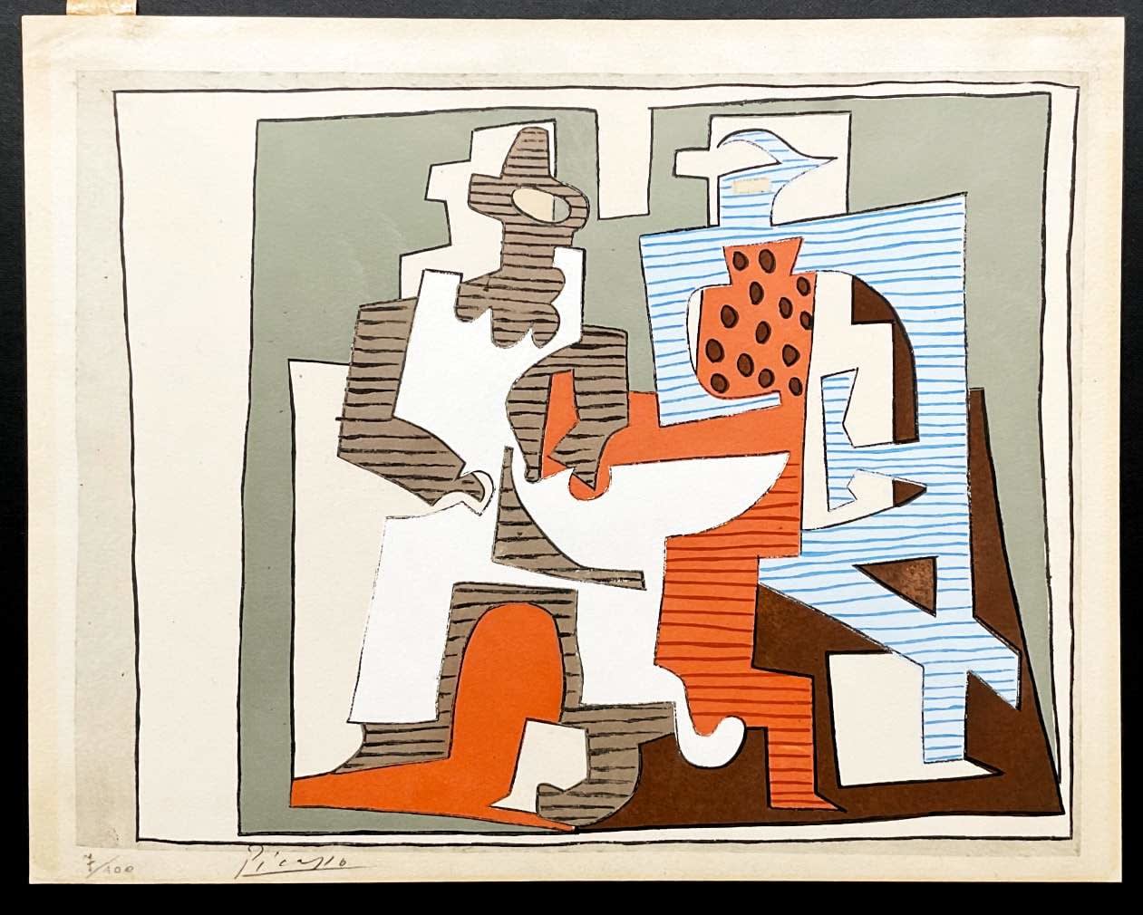 Pablo Picasso, Composition after Pierrot et Arlequin, 1920