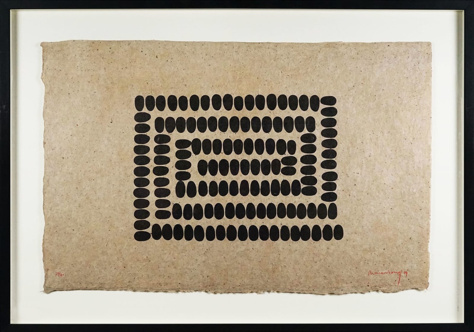 Richard Long, Untitled (A, B, C - Horizontal), 1994