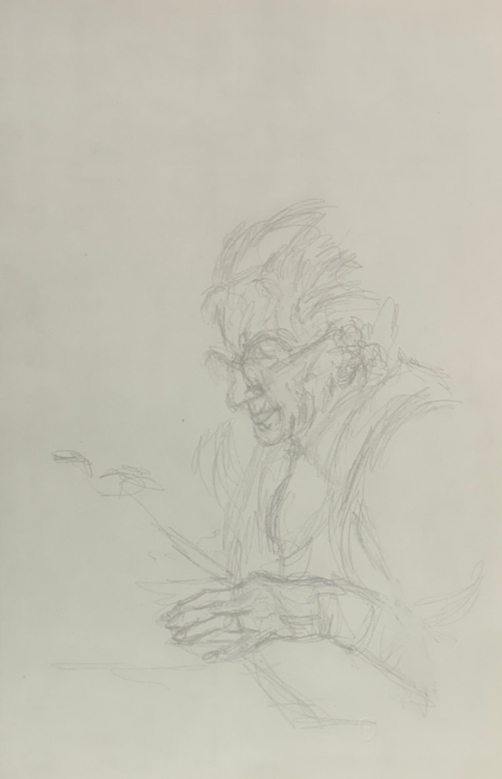 Alberto Giacometti, Ritratto della Madre (1963) from Quarantacinque Disegni di Alberto Giacometti, 1963