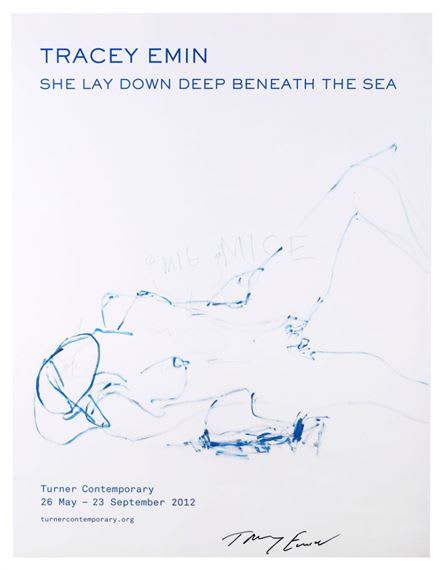Tracey Emin, She Lay Down Deep, 2012