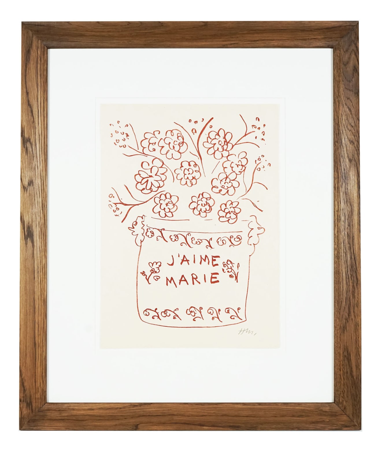 Henri Matisse, Untitled 3835 (J'aime Marie), 1948