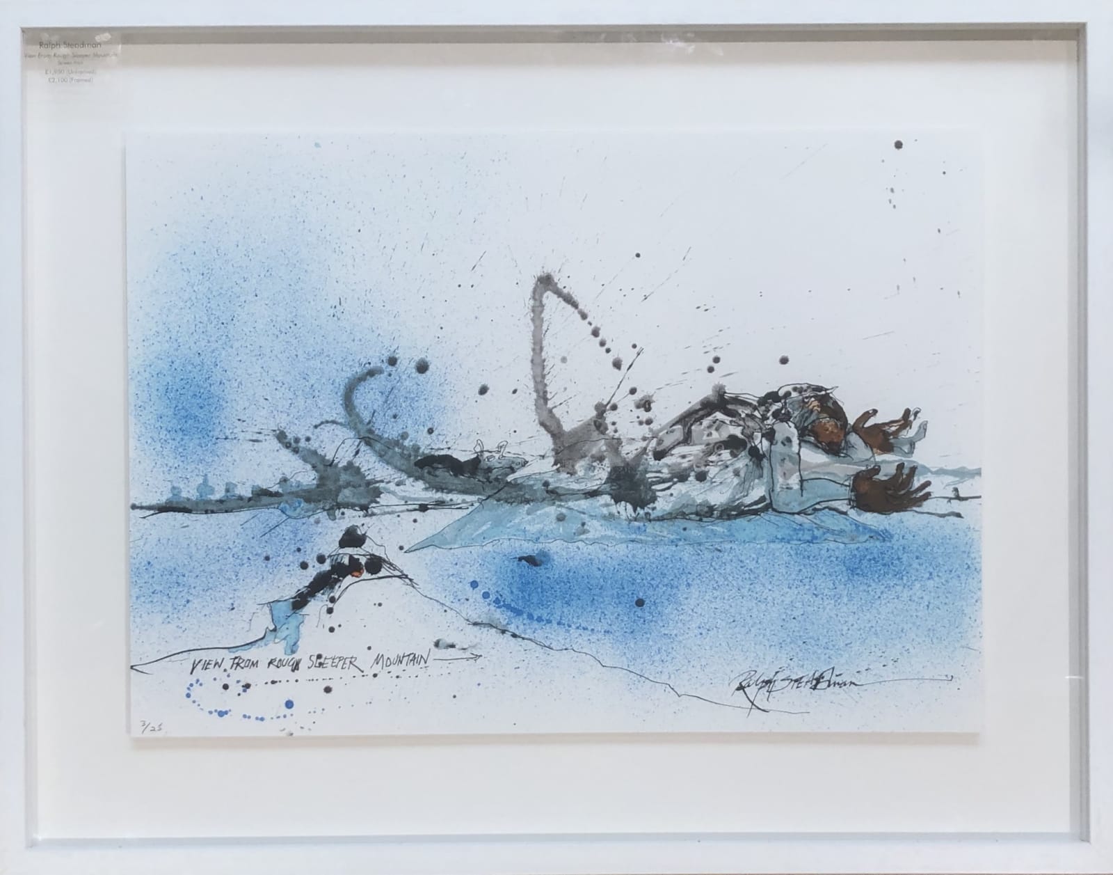 Ralph Steadman, View From Rough Sleeper Mountain, 2018