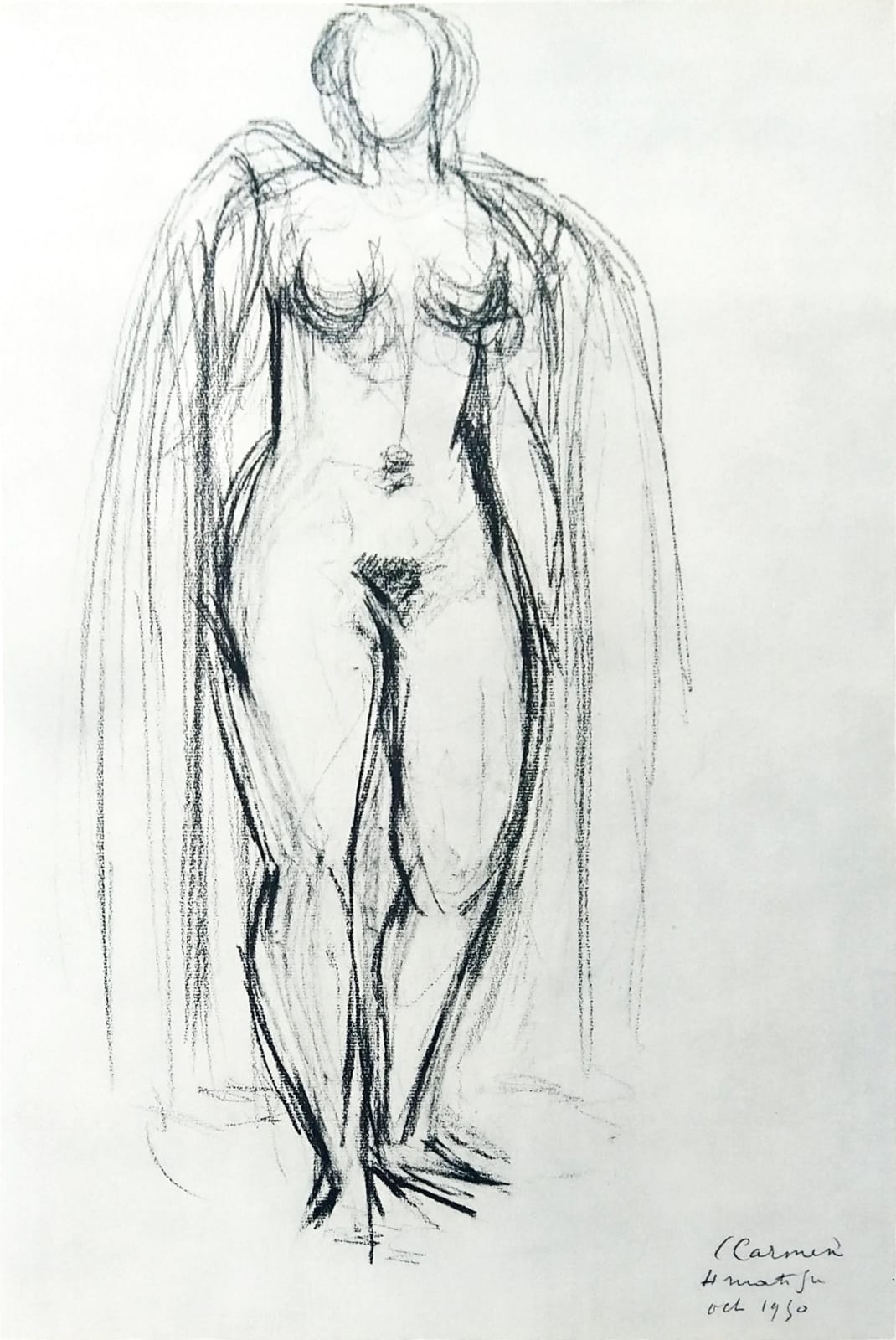Henri Matisse, Dernières Oeuvres de Matisse, Nu Sans Visage III, 1958