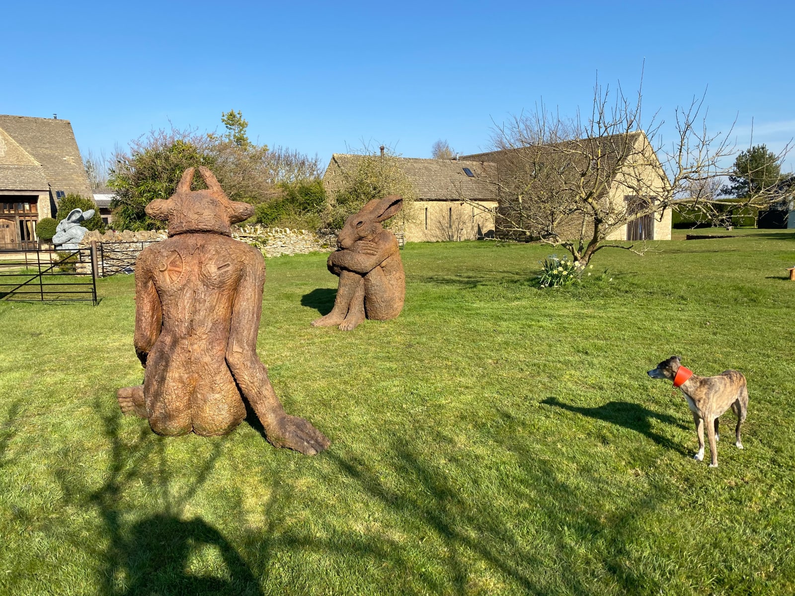 Sophie Ryder, Sitting Minotaur, 2018