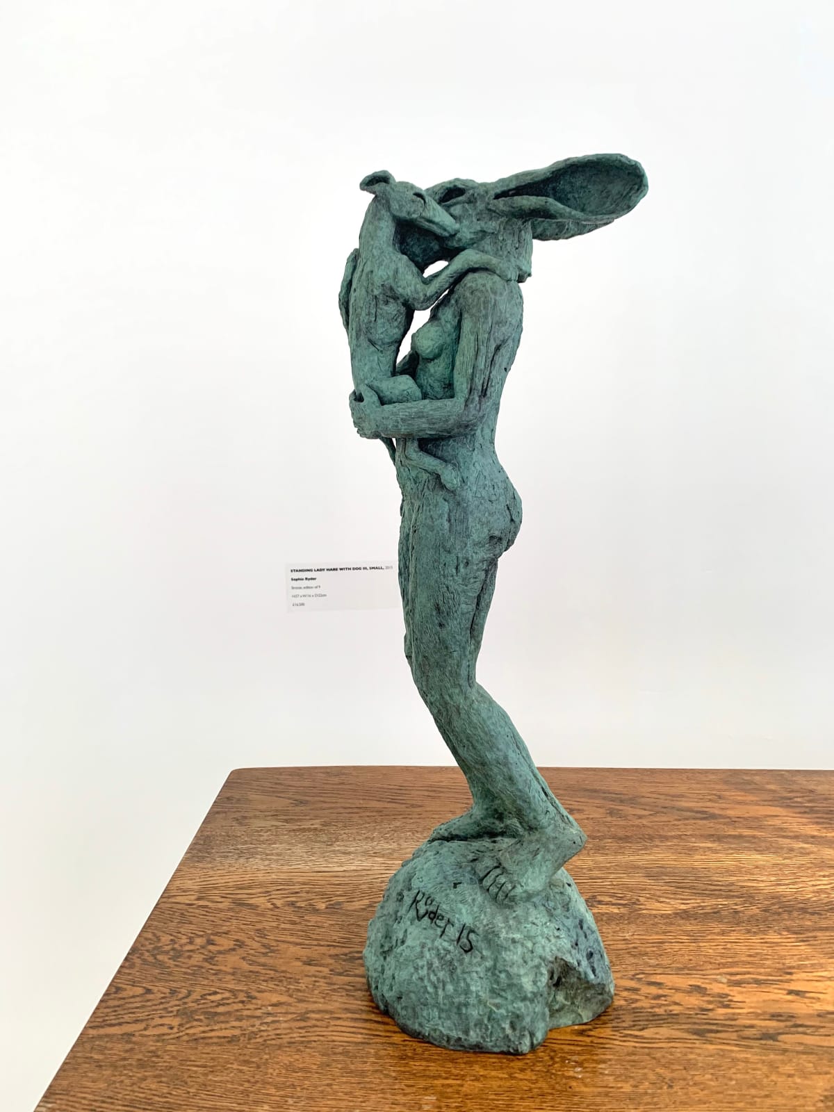 Sophie Ryder, Standing Ladyhare with Dog III,, 2015