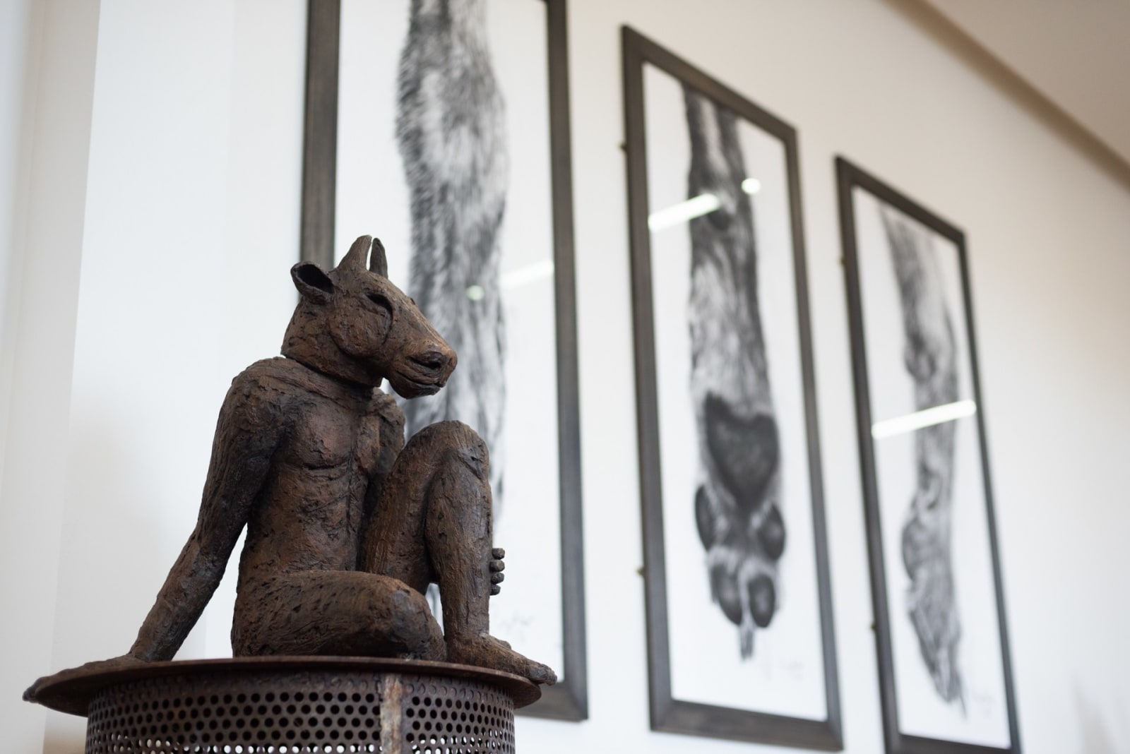 Sophie Ryder, Sitting Minotaur , 2017