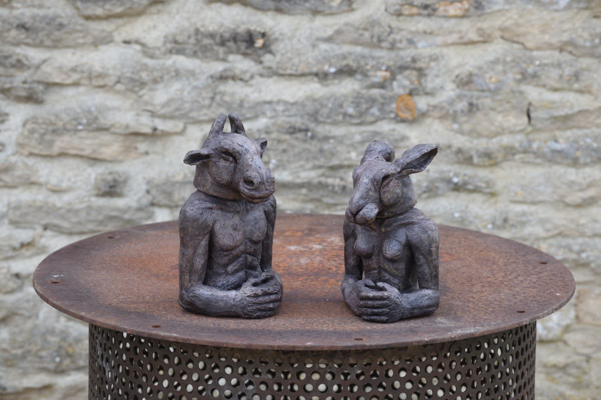 Sophie Ryder, Torsos with Hands , 2020
