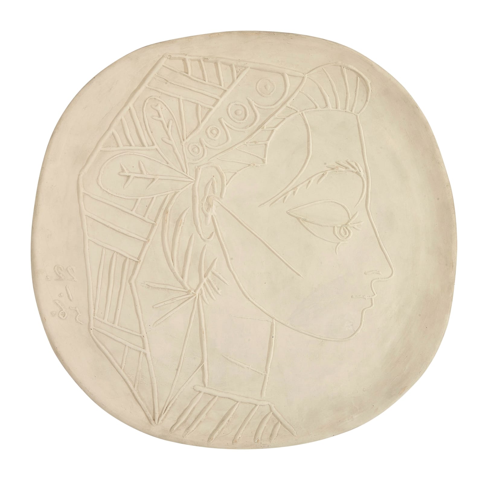 Pablo Picasso, Profil de Jacqueline (A. R. 309), 1956