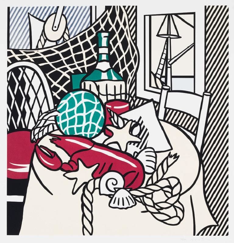 Roy Lichtenstein, Still Life with Lobster, 1974