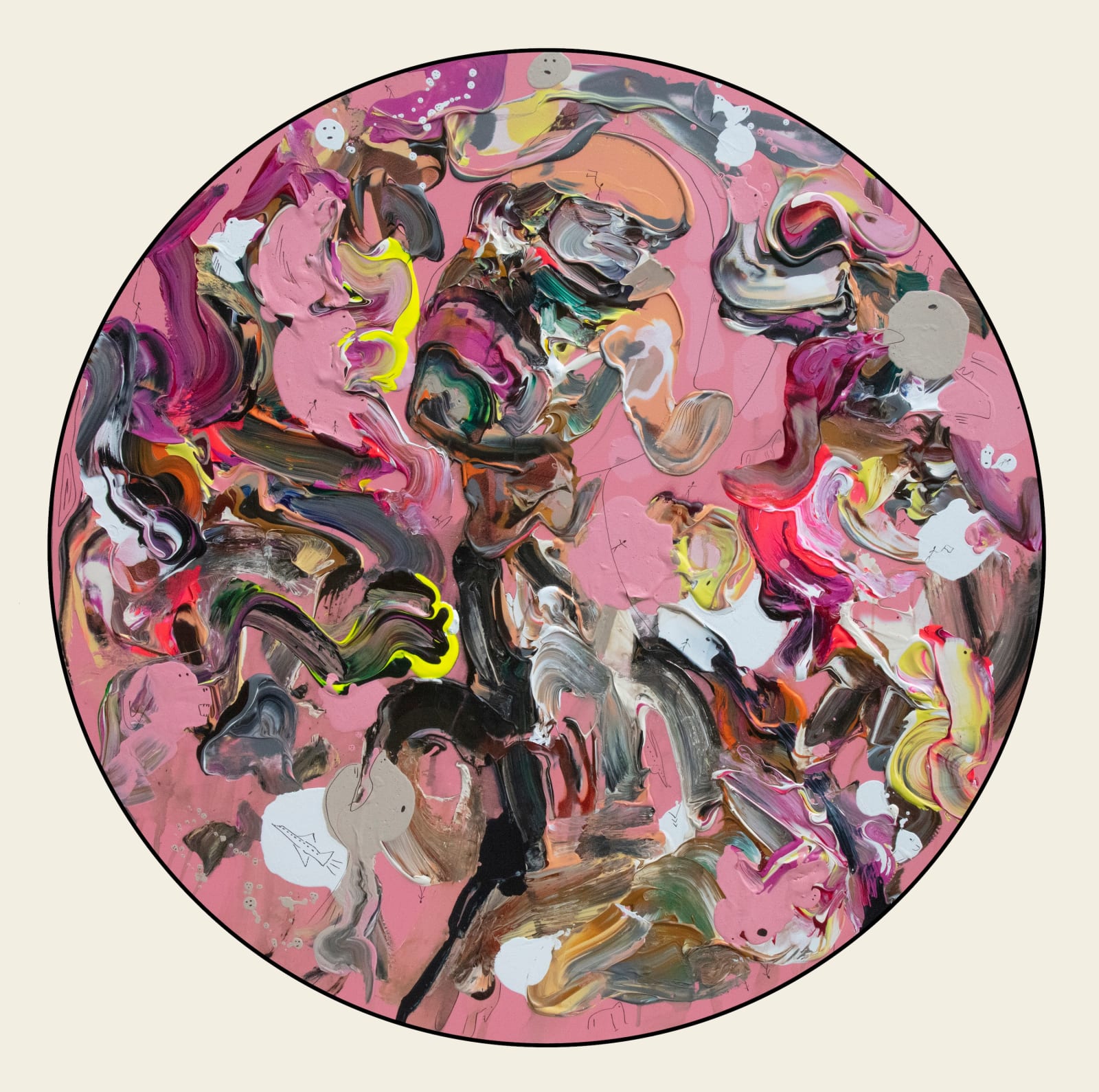 Vladinsky, Untitled 003 (Observer Round), 2024