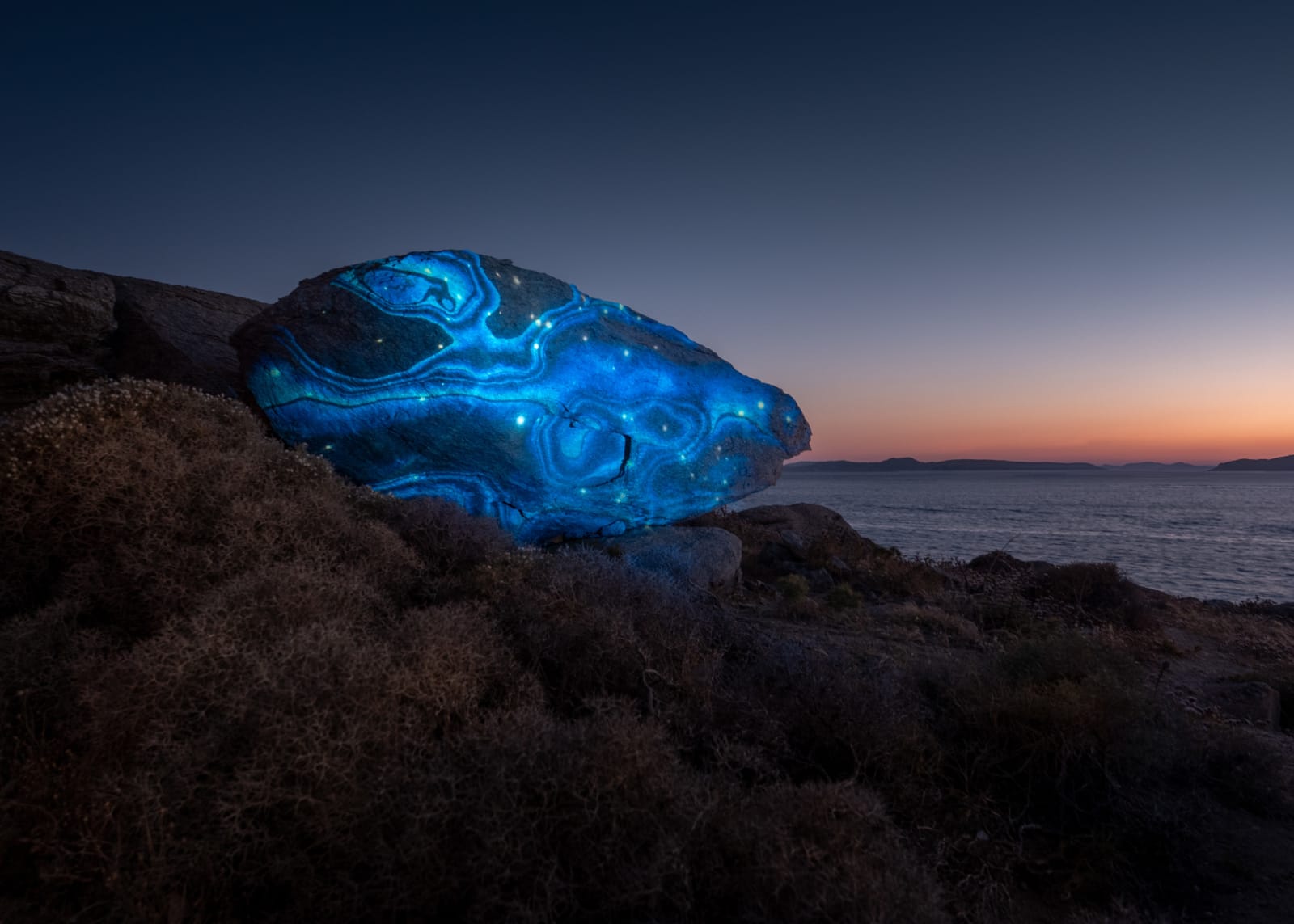 Philipp Frank, Mykonos Lightcodes #04, 2025