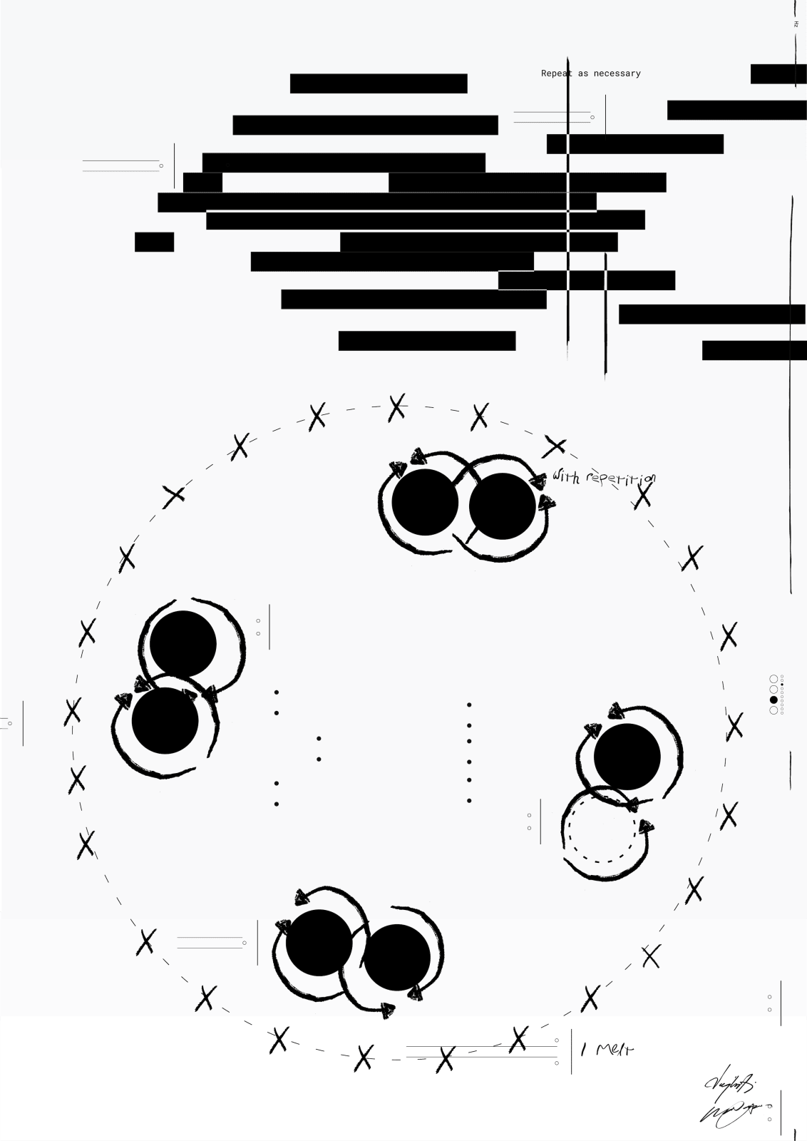 Operator, Repeat as necessary #18 - With repetition I melt, 2025