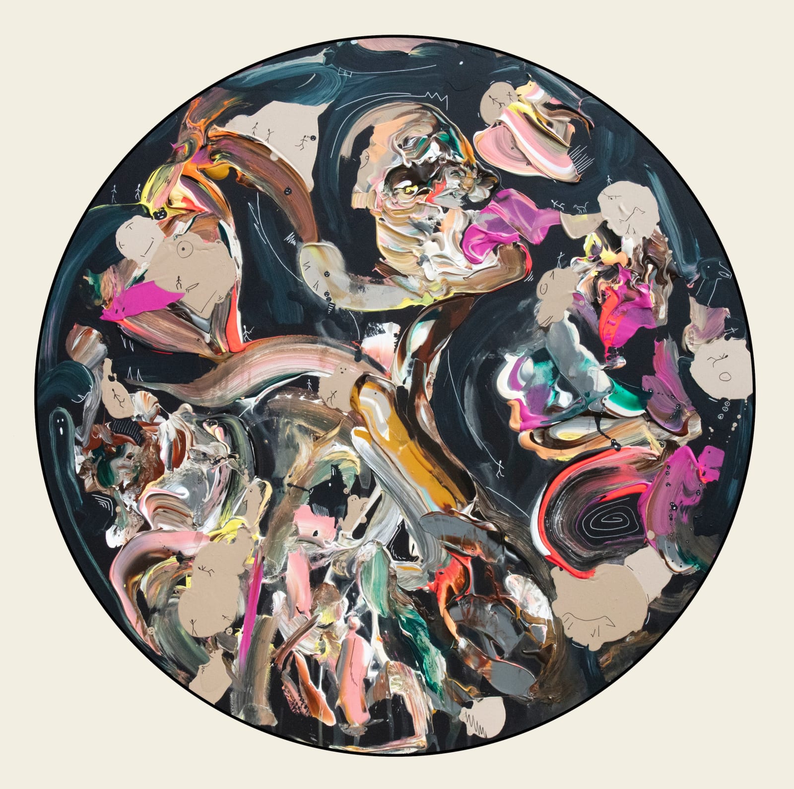 Vladinsky, Untitled 002 (Observer Round), 2024