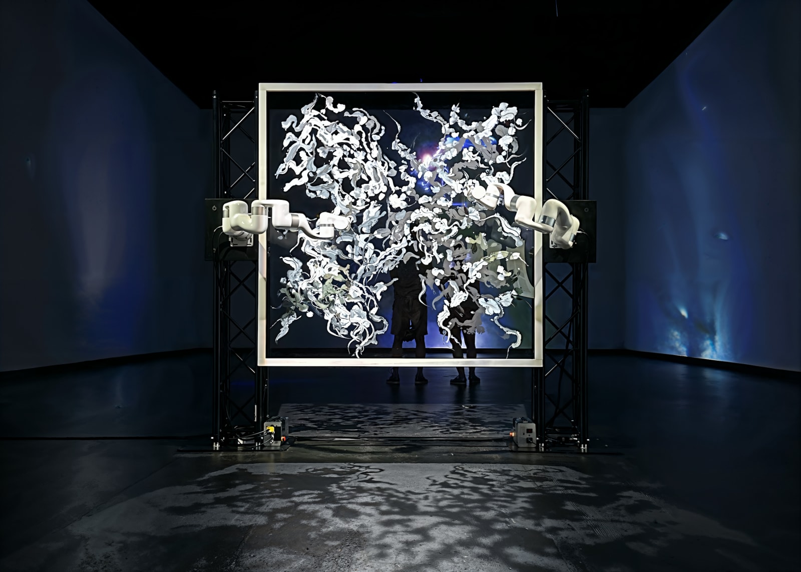 Sougwen Chung, Spectral - Oscillation 1, 2024