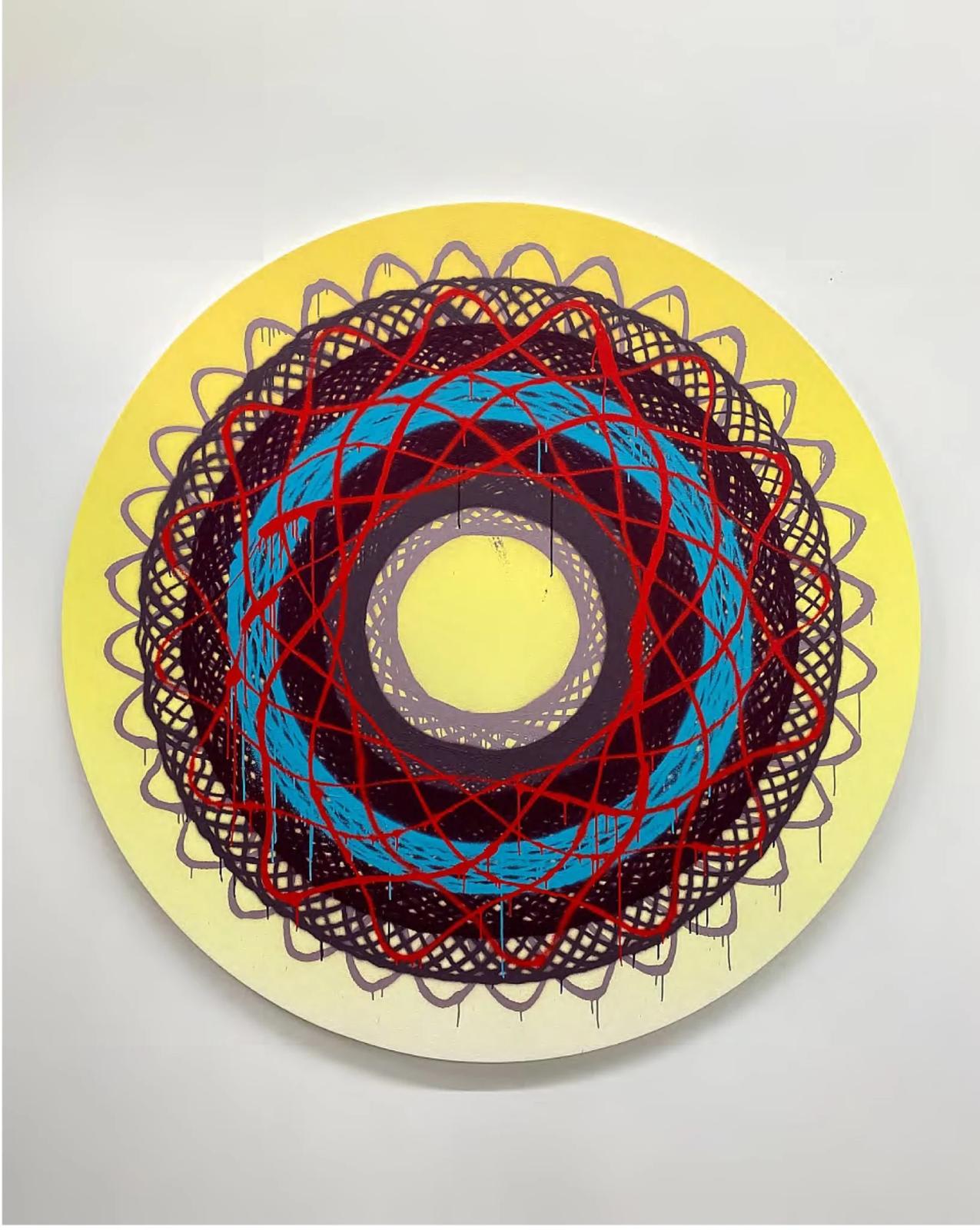 Jason Revok, SpiroLoop Large 5/20 Y/Vi/Gray/B/R, 2020