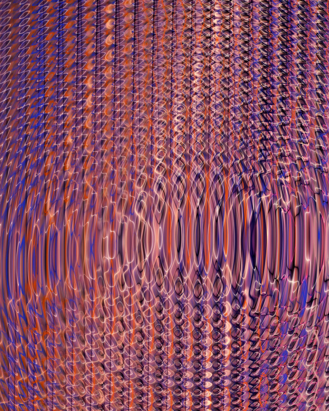 Zachary Lieberman, Ripple Study (Interference), 2024