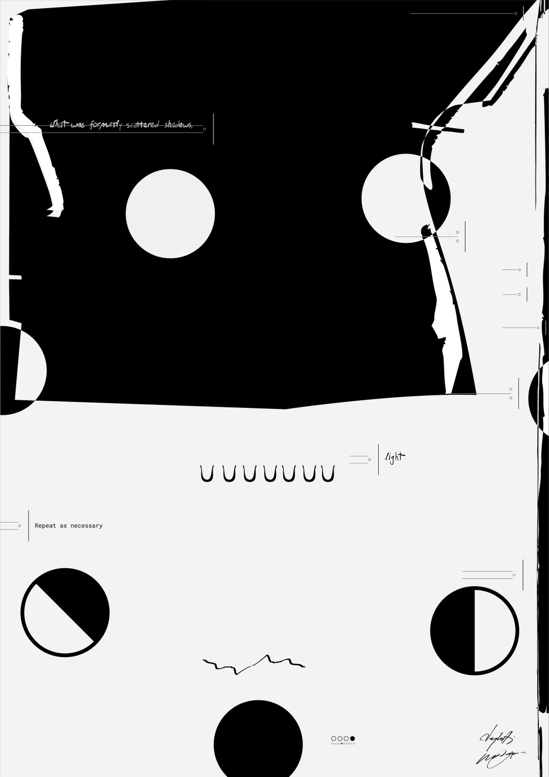 Operator, Repeat as necessary #35 - What was formerly scattered shadows, light , 2025
