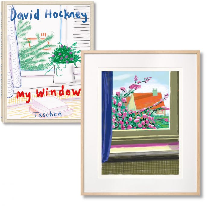 David Hockney, My Window + No.778 - 17th April 2011