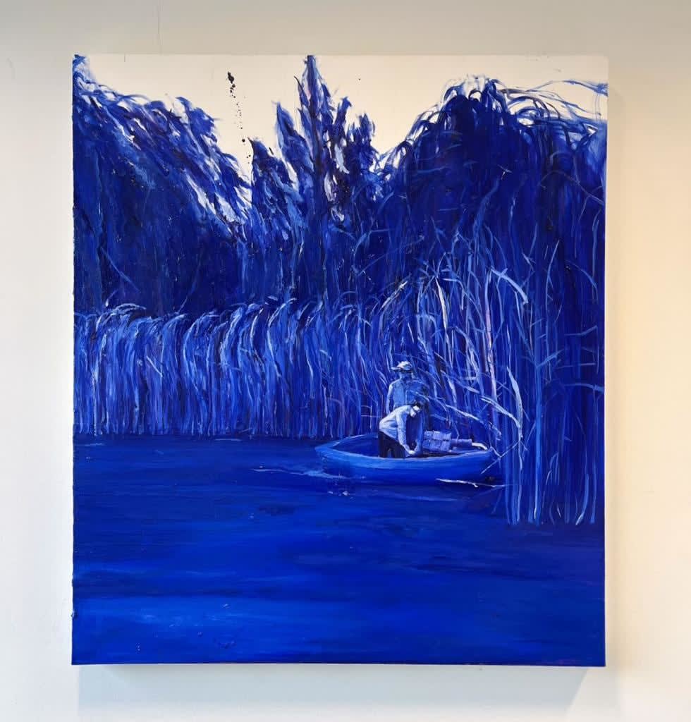 Fan Qiu, Blue Landscape II, 2022