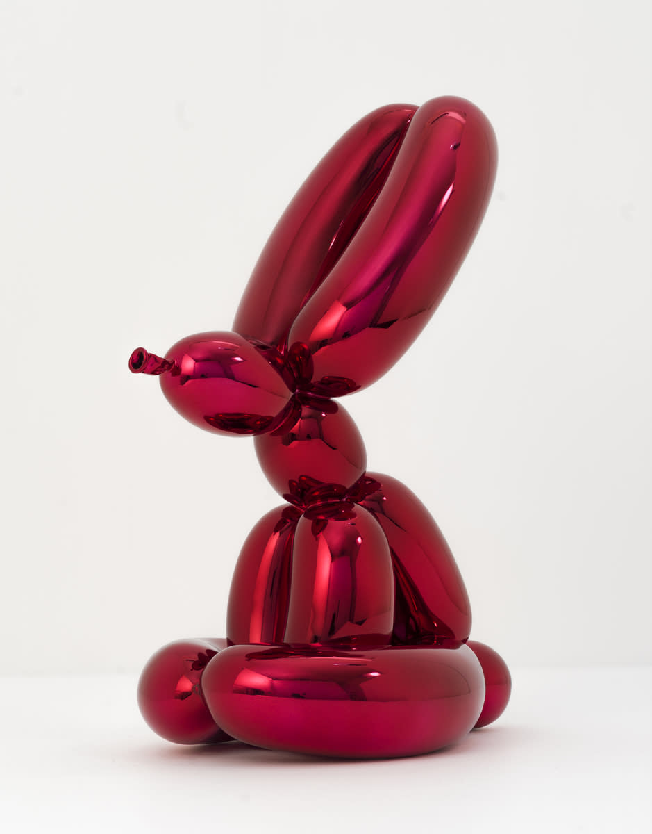 Jeff Koons, Balloon Rabbit (Red), 2019